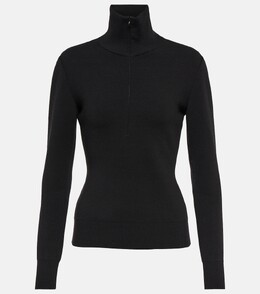 Alaïa: Топ с высоким воротником 
