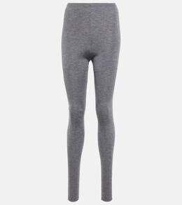 Alaïa: Кашемировые легинсы 