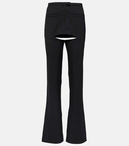Courreges: Расклешённые брюки 