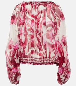 Dolce&Gabbana: Шифоновая блуза 