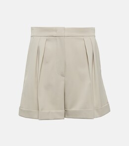 Max Mara: Бежевые шорты 