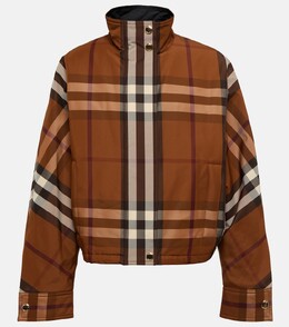 Burberry: Куртка в клетку 