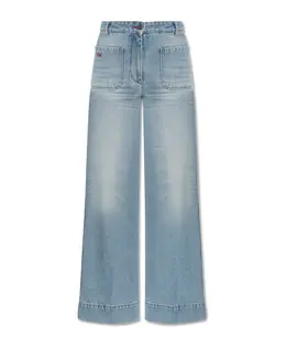 Victoria Beckham: Синие джинсы 