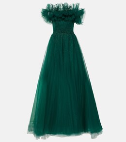 Jenny Packham: Зелёное платье 
