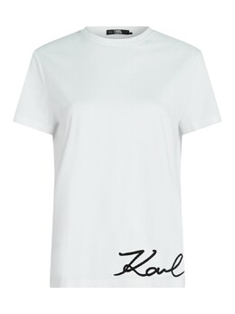 Karl Lagerfeld: Белая футболка 