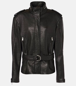 Saint Laurent: Кожаная куртка 
