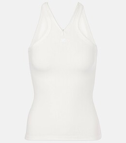 Courreges: Белая майка 