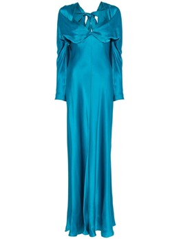 Alberta Ferretti: Длинное платье 