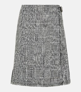 Burberry: Юбка с завышенной талией 
