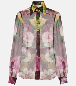 Dolce&Gabbana: Шифоновая блуза 