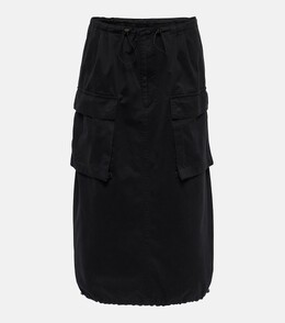 MM6 Maison Margiela: Юбка миди 