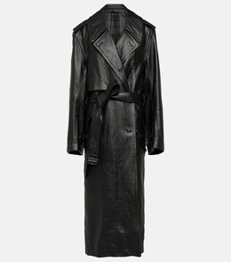 Balenciaga: Чёрный плащ  Cocoon