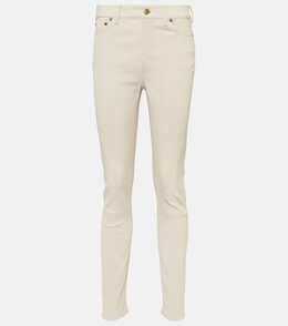 Polo Ralph Lauren: Кожаные брюки 