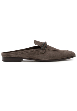 BRUNELLO CUCINELLI: Коричневые лоферы 