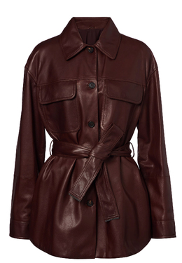 BRUNELLO CUCINELLI: Кожаная куртка 