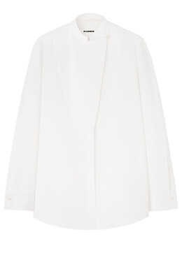 Jil Sander: Белая блуза 