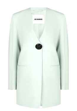Jil Sander: Зелёный жакет 
