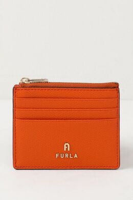 Furla: Оранжевый картхолдер 