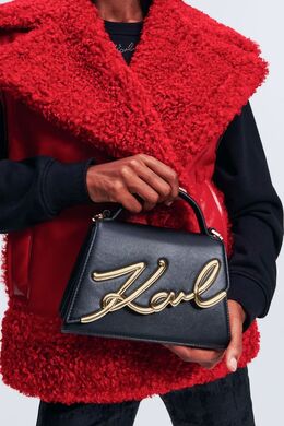 Karl Lagerfeld: Чёрная сумка  Signature