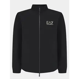 EA7 EMPORIO ARMANI: Чёрная куртка 