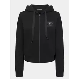 EMPORIO ARMANI: Чёрная толстовка 