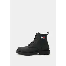Tommy Jeans: Чёрные ботинки 