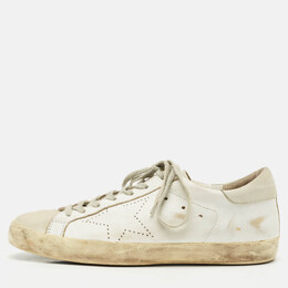 Golden Goose: Белые кроссовки  Super Star