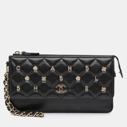 Chanel: Чёрный клатч 