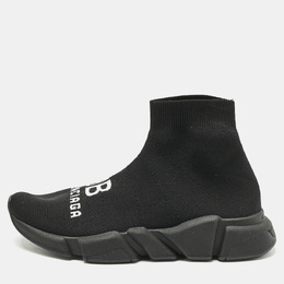 Balenciaga: Чёрные кроссовки  Speed Trainer