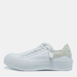 Alexander McQueen: Белые кроссовки  Deck Plimsoll
