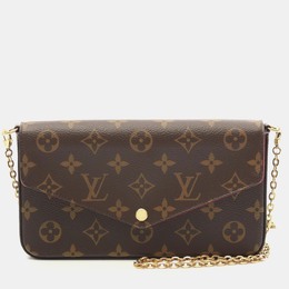 Louis Vuitton: Светлая сумка  Pochette