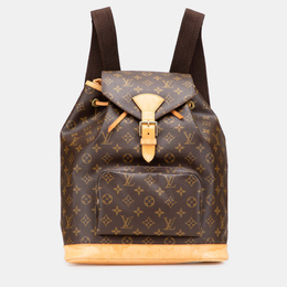 Louis Vuitton: Коричневый рюкзак 