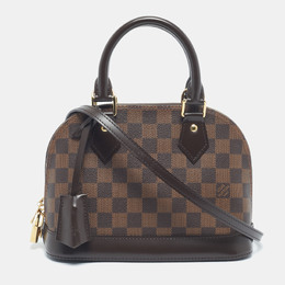 Louis Vuitton: Коричневая сумка  Alma BB