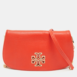 Tory Burch: Красный клатч 