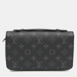 Louis Vuitton: Чёрный кошелёк  Zippy
