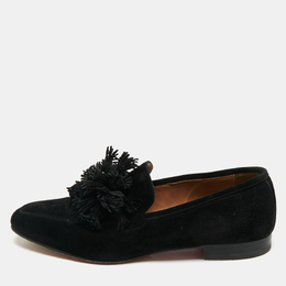 Christian Louboutin: Чёрные лоферы 
