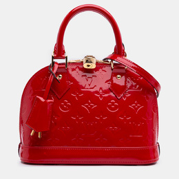 Louis Vuitton: Красная сумка  Alma BB