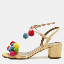 Aquazzura: Многоцветные сандалии 