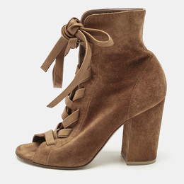 Gianvito Rossi: Коричневые ботинки 
