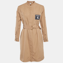 Burberry: Коричневое платье 