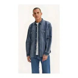 Levi's: Синяя рубашка 