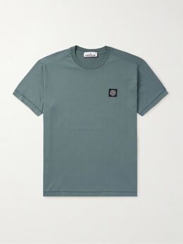 Stone Island: Серая футболка 