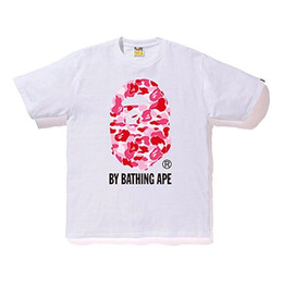 A BATHING APE: Белая футболка 