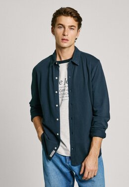 Pepe Jeans: Тёмная рубашка 