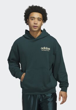 Adidas Originals: Зелёная толстовка 