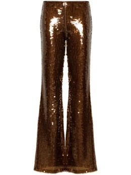 Alberta Ferretti: Расклешённые брюки 
