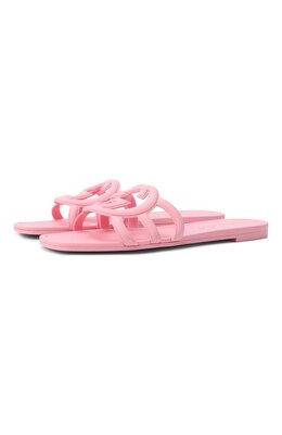 Gucci: Розовые шлёпанцы 