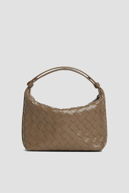 Bottega Veneta: Коричневая сумка 