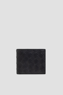 Bottega Veneta: Чёрный кошелёк 