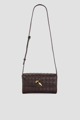 Bottega Veneta: Тёмная сумка 